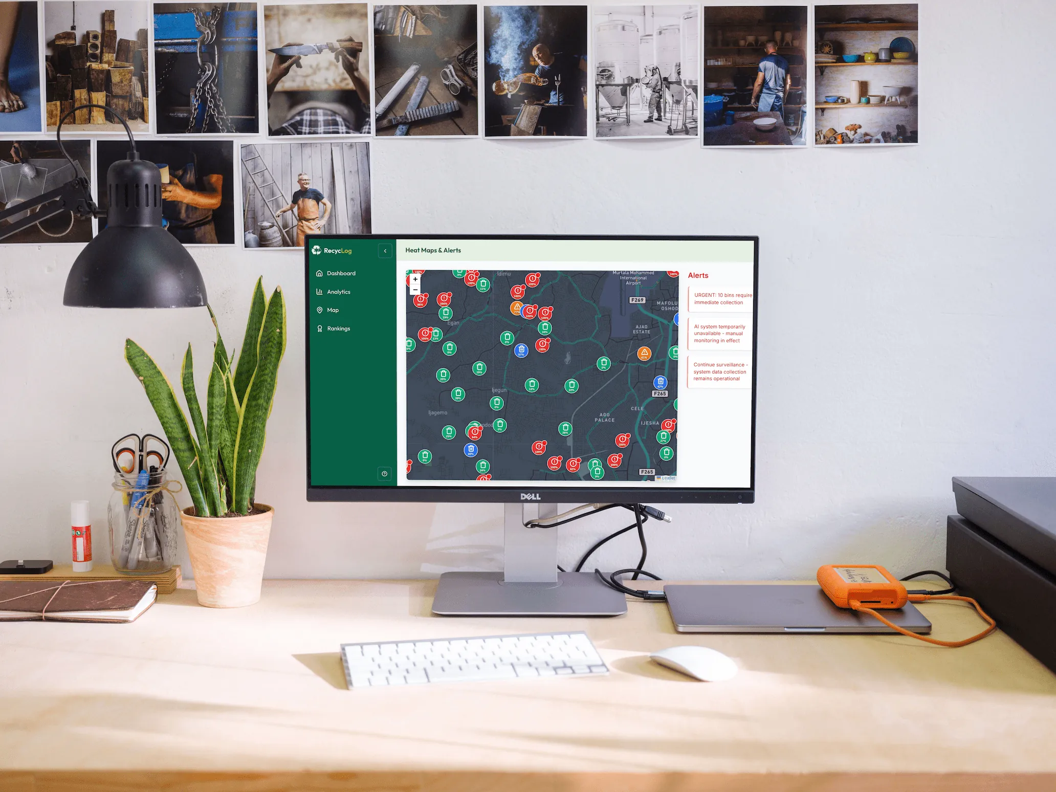 RecycLog AI demo preview